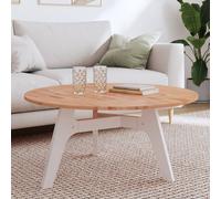 Vidaxl Dessus De Table Ø90x1,5 Cm Rond Bois Massif De Hêtre Multicolore