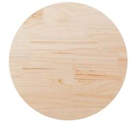 vidaXL Dessus de table Ø90x2,5 cm Bois de pin massif 813650