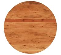 vidaXL Dessus de table rond Ø90×2,5 cm Bois massif d'acacia Multicolore