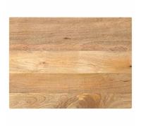 vidaXL Dessus de table rectangulaire 90x70x2,5 cm bois massif manguier multicolore