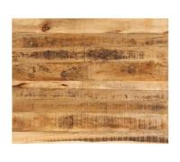 vidaXL Dessus de Table 90x80x3,8 cm Bord Vivant Bois Massif manguier, Dessus de Table en Bois, Dessus de Table d'appoint, Dessus de Table à Bord Vif