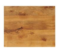vidaXL Dessus de table rectangulaire 90×80×3,8 cm Bois massif manguier Multicolore
