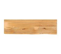 vidaXL Dessus de table à bord vivant 100x30x2,5 cm Bois massif manguier
