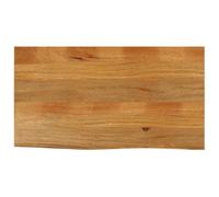 vidaXL – Dessus de table à bord vivant – Bois massif manguier 100×60×2,5 cm Multicolore