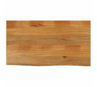 vidaXL Dessus de table à bord vivant Bois massif manguier 100 x 60 x 3,8 cm
