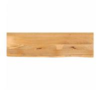 Vidaxl Dessus De Table À Bord Vivant 120x20x2,5cm Bois Massif Manguier Multicolore