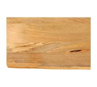 Vidaxl Dessus De Table À Bord Vivant 50x20x2,5 Cm Bois Massif Manguier Multicolore
