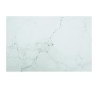 Vidaxl Dessus De Table Blanc 100x62 Cm 8 Mm Verre Trempé Design Marbre Blanc