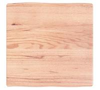 vidaXL Dessus de table bois chêne massif traité bordure assortie 363937