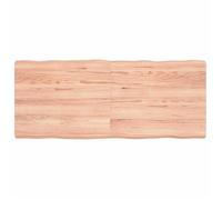 vidaXL Dessus de table bois chêne massif traité bordure assortie 363959