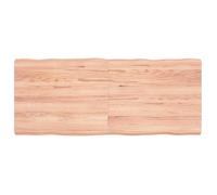 vidaXL Dessus de table bois chêne massif traité bordure assortie 363959