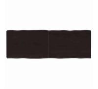 vidaXL Dessus de table bois massif traité bordure assortie 364023