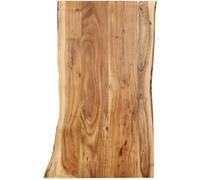 vidaXL Dessus de table en bois d'acacia massif 100 x (50-60) x 2,5 cm