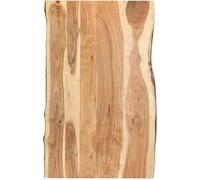 vidaXL Dessus de table en bois d'acacia massif 100x(50-60)x3,8 cm