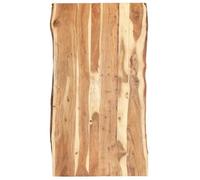 Dessus De Table Bois D'acacia Massif 118x(50-60)X3,8 Cm Vidaxl Vidaxl