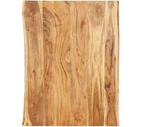 vidaXL Dessus de table Bois d'acacia massif 80x(50-60)x2,5 cm