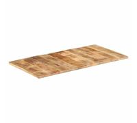 vidaXL Dessus de table en bois de manguier solide 25-27 mm 120x60 cm