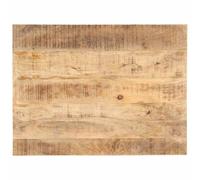 vidaXL – Dessus de table bois de manguier solide 25-27 mm 80x70 cm