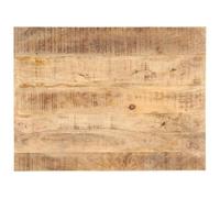 vidaXL Dessus de Table Bois de manguier Solide 25-27 mm 90x60 cm