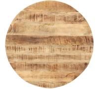 vidaXL Dessus de table Bois de manguier solide Rond 15-16 mm 40 cm