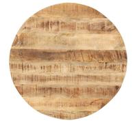 vidaXL Dessus de table en bois de manguier solide Rond 15-16 mm 60 cm