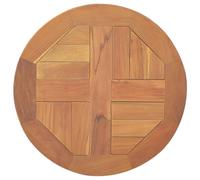 Vidaxl Dessus De Table Bois De Teck Solide Rond 2,5 Cm 40 Cm Multicolore