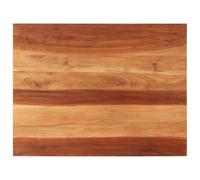 vidaXL Dessus de table de remplacement bois massif d'acacia 15-16 mm 70x90 cm