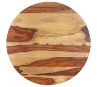 vidaXL Dessus de Table Bois Massif d'acacia Rond 25-27 mm 50 cm