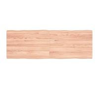 vidaXL Dessus de table bois chêne massif traité bordure assortie 363956