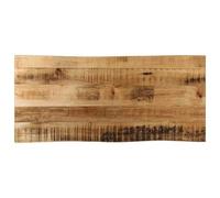 vidaXL Dessus de table bord vivant 100x40x2,5 cm bois de manguier brut