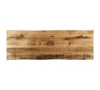 vidaXL Dessus de Table Bord Vivant 110x40x3,8 cm Bois de manguier Brut, Dessus de Table en Bois, Dessus de Table d'appoint, Dessus de Table à Bord Vif
