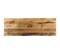Vidaxl Dessus De Table Bord Vivant 140x40x2,5 Cm Bois De Manguier Brut Multicolore