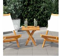 vidaXL Dessus de table carré 40x40x2,5 cm Bois de teck massif 316155