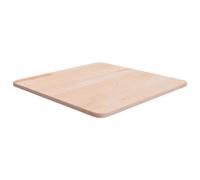 vidaXL Dessus de table carré 50 x 50 x 1,5 cm en chêne massif non traité
