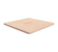 vidaXL Dessus de table carré 70x70x2,5 cm Bois chêne massif non traité