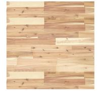 vidaXL Dessus de table carré de rechange Bois massif d'acacia 70x70x2 cm Marron