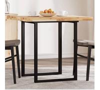 vidaXL Dessus de Table carré 80x80x4 cm Bois Massif d'acacia