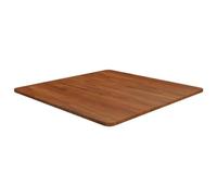 Vidaxl Dessus De Table Carré Marron Foncé70x70x1,5cm Bois Chêne Traité Multicolore