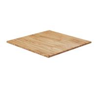 343005 vidaXL Dessus de table carré Marron clair90x90x1,5cm Bois chêne traité