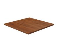 Vidaxl Dessus De Table Carré Marron Foncé50x50x1,5cm Bois Chêne Traité Multicolore