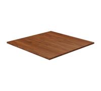 vidaXL Dessus de table carré Marron foncé70x70x1,5cm Bois chêne traité