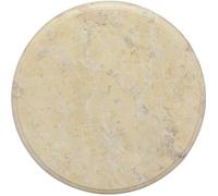 vidaXL Dessus de table Marbre Ø40 x 2,5 cm Crème