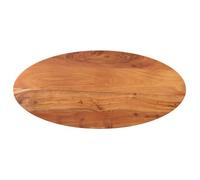 vidaXL Dessus de Table, Dessus de Table de Remplacement, Dessus de Rechange Salle à Manger, 100x40x3,8 cm Ovale Bois Massif 370810
