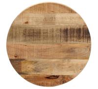vidaXL Dessus de Table, Dessus de Table de Remplacement, Dessus de Rechange Salle à Manger, Ø 60x1,5 cm Rond Bois Massif de 370006