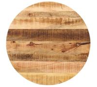 vidaXL Dessus de table de remplacement rond Ø 80x1,5 cm bois massif manguier brut