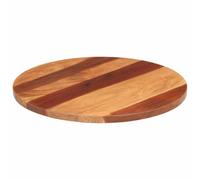 Vidaxl Dessus De Table Bois Massif D'acacia Rond 25-27 Mm 60 Cm
