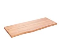 Dessus de bureau marron foncé 100x60x2 cm bois chêne traité vidaXL