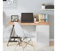 Vidaxl Dessus De Table Marron Clair Bois Chêne Massif Traité Marron