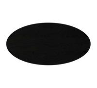 vidaXL Dessus de table ovale 100×50×4 cm chêne massif marron foncé