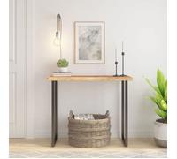 vidaXL Dessus de table rectangulaire 100×40×2,5 cm Bois massif acacia multicolore